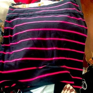 Striped Mini Skirt
